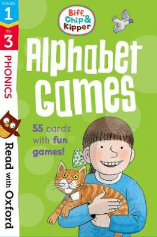 Tiskovina Read with Oxford: Stages 1-3: Biff, Chip and Kipper: Alphabet Games Flashcards Roderick Hunt