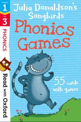 Prasa Read with Oxford: Stages 1-3: Julia Donaldson's Songbirds: Phonics Games Flashcards Julia Donaldson