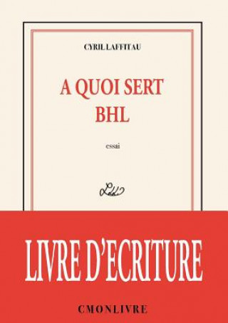 Libro quoi sert BHL CYRIL LAFFITAU