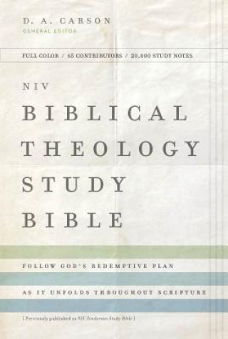 Knjiga NIV, Biblical Theology Study Bible, Hardcover, Comfort Print CARSON  D. A.