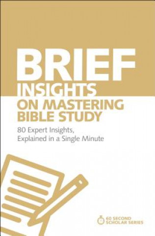 Kniha Brief Insights on Mastering Bible Study Michael S. Heiser
