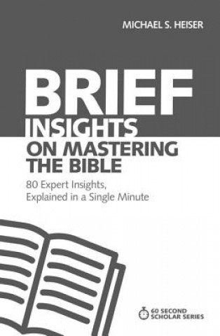Kniha Brief Insights on Mastering the Bible Michael S. Heiser