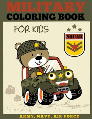 Kniha Military Coloring Book for Kids DP KIDS