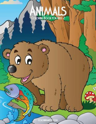 Kniha Animals Coloring Book for Kids 2 Nick Snels