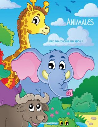 Книга Animales libro para colorear para ninos 1 Nick Snels