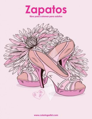 Kniha Zapatos libro para colorear para adultos 1 Nick Snels