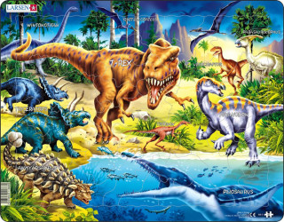 Παιχνίδι/Επιτραπέζιο παιχνίδι Puzzle MAXI - Dinosauři z období Křídy/57 dílků 