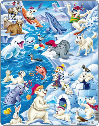 Game/Toy Puzzle MAXI - Arktický ledový život/36 dílků 