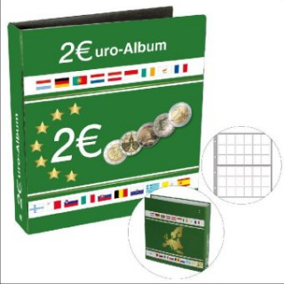 Hra/Hračka Münzensammelalbum für alle 2 Euromünzen. Für 80 Münzen 