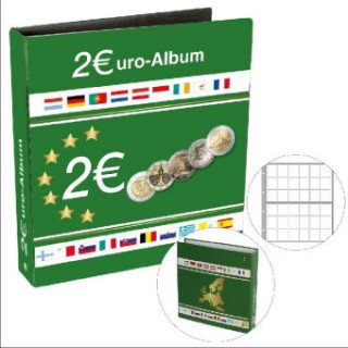 Gra/Zabawka Münzensammelalbum für alle 2 Euromünzen. Für 80 Münzen 