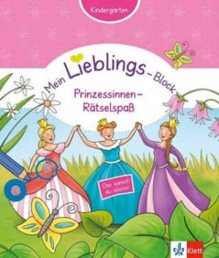 Livre Klett Mein Lieblings-Block Prinzessinnen-Rätselspaß 