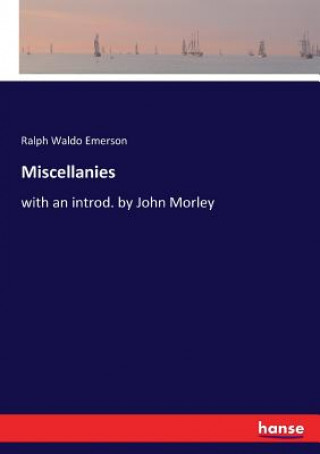 Knjiga Miscellanies Emerson Ralph Waldo Emerson