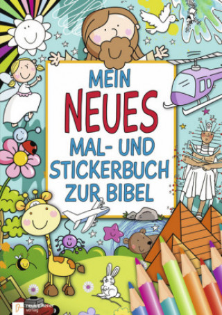 Kniha Mein neues Mal- und Stickerbuch zur Bibel Marie Allen