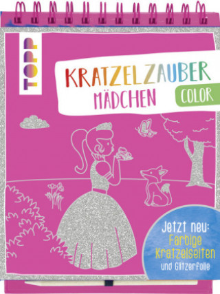 Kniha Kratzelzauber Color Mädchen, m. Holzstift Frechverlag