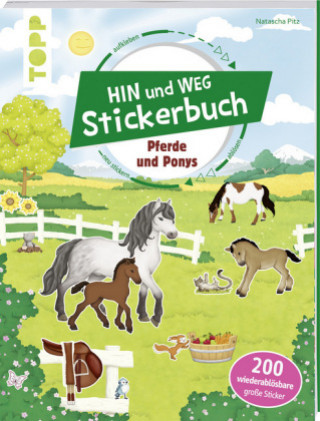 Kniha Das Hin-und-weg-Stickerbuch. Pferde und Ponys Frechverlag