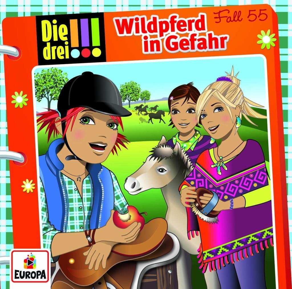 Audio Die drei !!! 55: Wildpferd in Gefahr Ina Biber