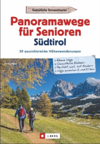 Kniha Panoramawege für Senioren Südtirol Janina Meier
