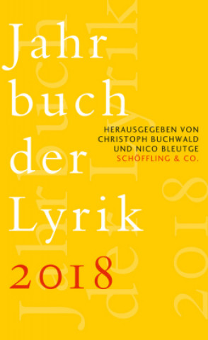 Könyv Jahrbuch der Lyrik 2018 Christoph Buchwald