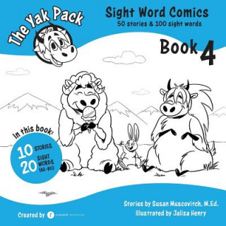 Książka The Yak Pack: Sight Word Comics: Book 4: Comic Books to Practice Reading Dolch Sight Words (61-80) RUMACK RESOURCES