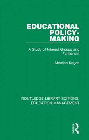 Buch Educational Policy-making Maurice Kogan