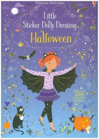 Książka Little Sticker Dolly Dressing Halloween Fiona Watt