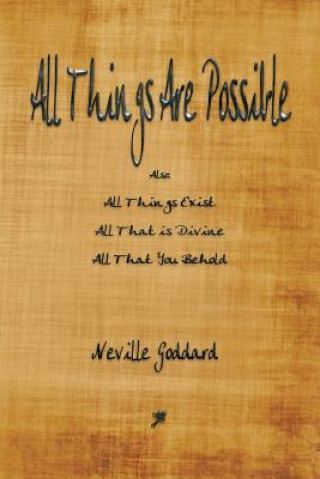 Книга All Things Are Possible NEVILLE GODDARD