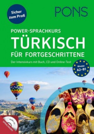 Carte PONS Power-Sprachkurs Türkisch für Fortgeschrittene, m. Audio-CD 