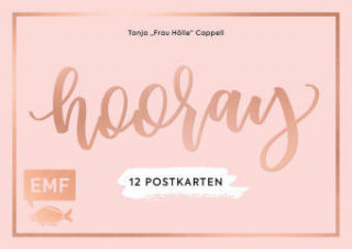 Kniha Hooray - 12 Handlettering Postkarten Tanja Cappell