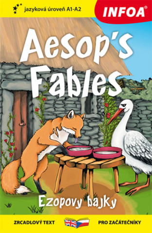 Kniha Aesop's Fables/Ezopovy bajky Ezop