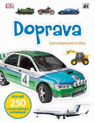 Kniha Samolepková knížka Doprava 