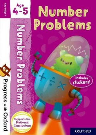 Книга Progress with Oxford: Number Problems Age 4-5 Paul Hodge