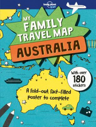 Carte My Family Travel Map - Australia Lonely Planet Kids