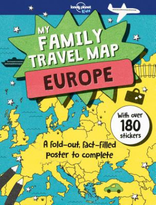 Книга Lonely Planet Kids My Family Travel Map - Europe Lonely Planet Kids
