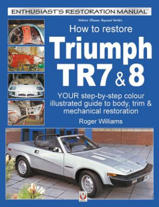 Könyv How To Restore Triumph TR7 & 8 Roger  Williams