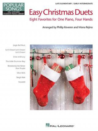 Tiskovina Easy Christmas Duets, Klavier Hal Leonard Corp