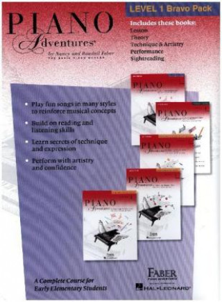 Nyomtatványok Piano Adventures Level 1 Bravo Pack, Klavier Nancy Faber