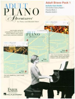 Materiale tipărite Adult Piano Adventures Level 1 Bravo Pack, Klavier Nancy Faber
