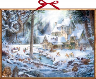Kalendář/Diář Weihnachten auf dem Mühlenhof, Wand-Adventskalender Pirapakar Kathirgamalingam