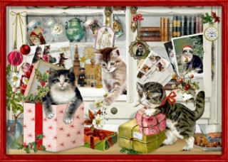 Kalendář/Diář Katzen-Weihnacht, Adventskalender Barbara Behr