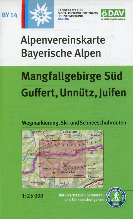 Materiale tipărite Mangfallgebirge Süd - Guffert, Unnütz, Juifen 
