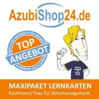 Carte AzubiShop24.de Lernkarten Kaufmann / Kauffrau für Büromanagement. Maxi-Paket Becker Daniel