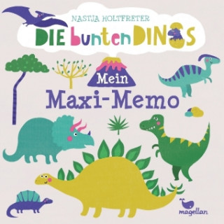 Játék Die bunten Dinos - Mein Maxi-Memo Nastja Holtfreter