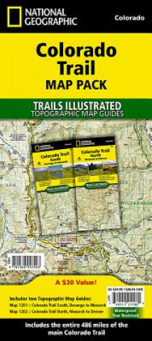 Prasa National Geographic Map Trail Pack Colorado Trail National Geographic Maps - Trails Illust