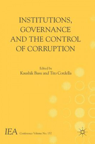 Książka Institutions, Governance and the Control of Corruption Kaushik Basu