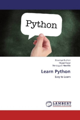 Knjiga Learn Python Sowmya Sudhan