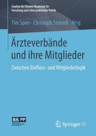 Knjiga AErzteverbande und ihre Mitglieder Tim Spier