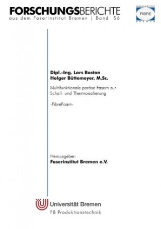 Kniha Multifunktionale poröse Fasern zur Schall- und Thermoisolierung Lars Bostan