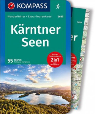 Carte KOMPASS Wanderführer Kärntner Seen, m. 1 Karte Wolfgang Heitzmann