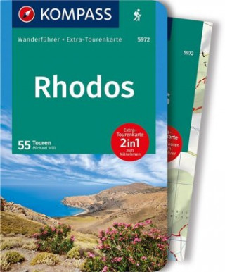 Книга KOMPASS Wanderführer Rhodos, 55 Touren Michael Will