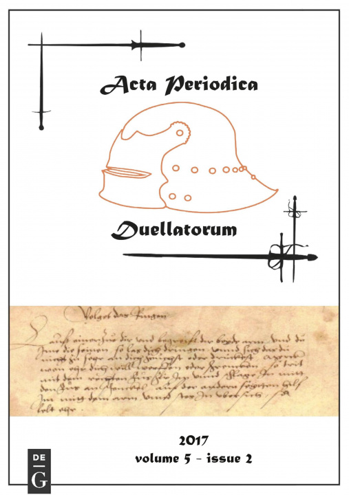 Könyv ACTA PERIODICA DUELLATORUM  VOL. 5, ISSU DANIEL JAQUET